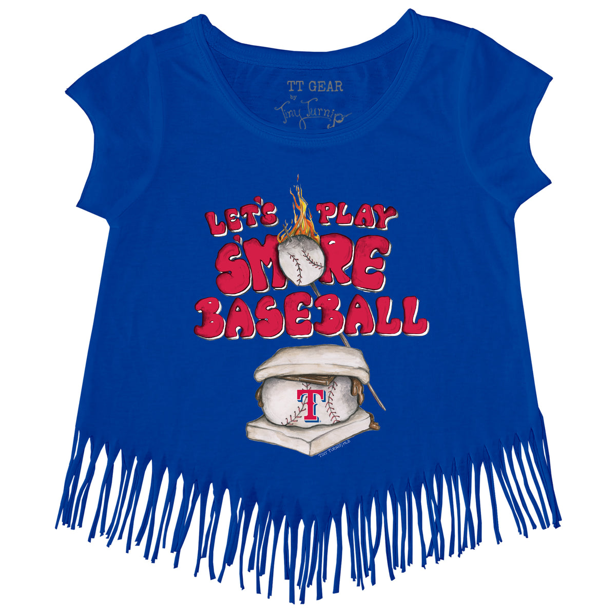 Texas Rangers S'mores Fringe Tee