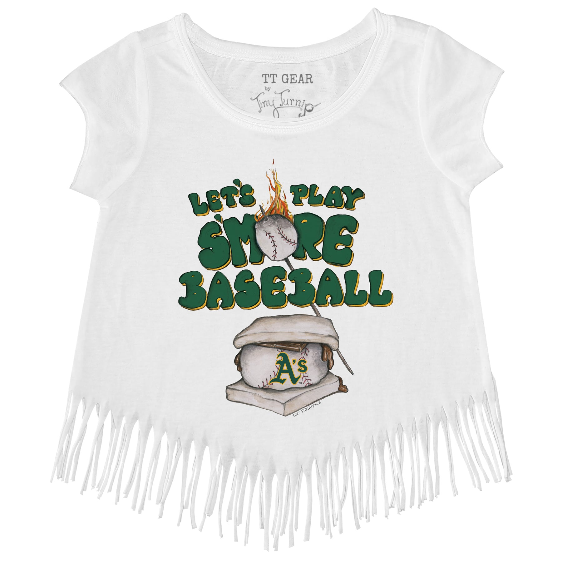 Oakland Athletics S'mores Fringe Tee