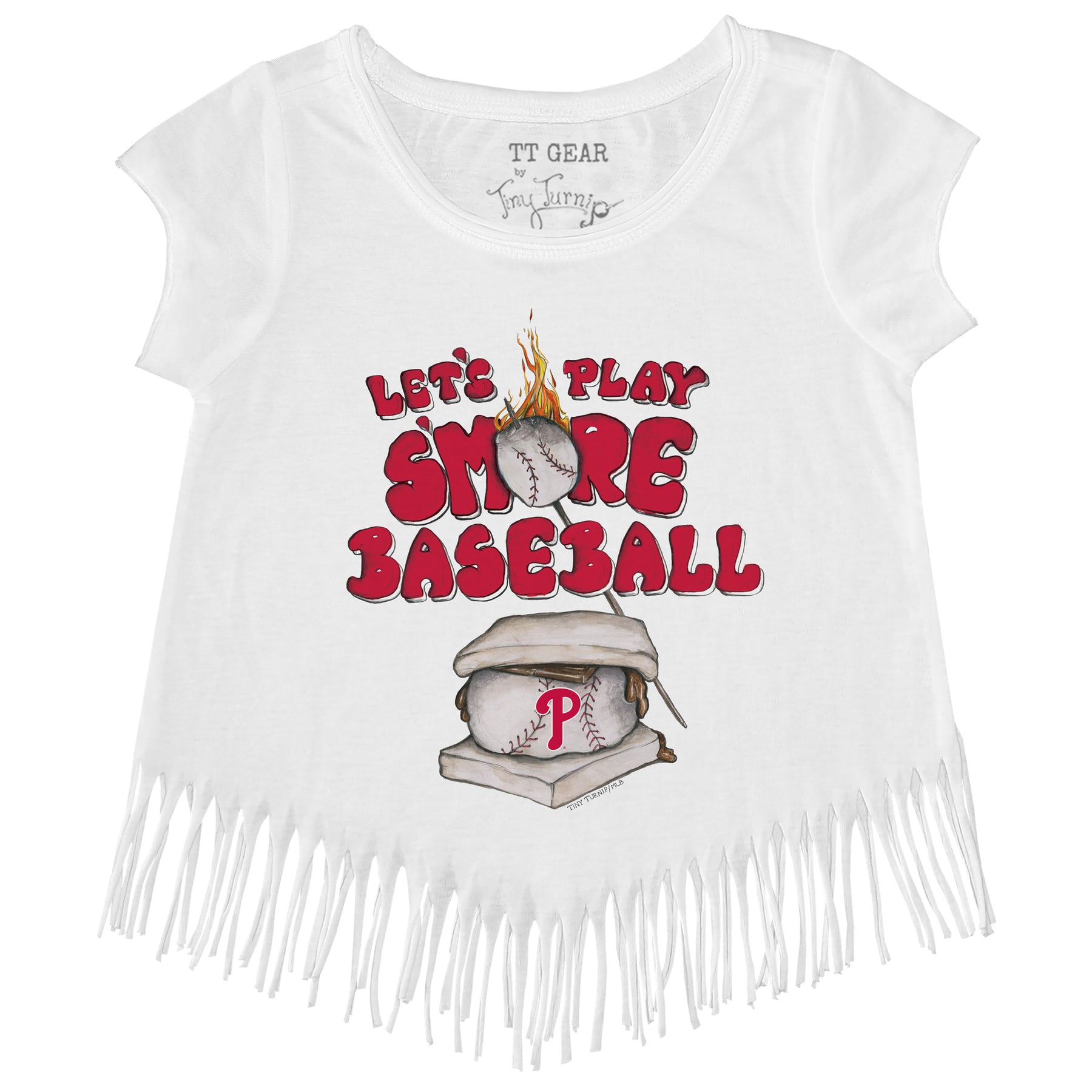 Philadelphia Phillies S'mores Fringe Tee