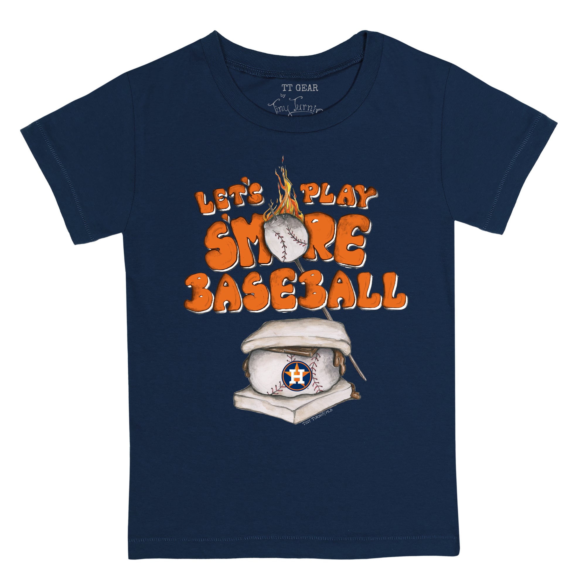 Houston Astros Tiny Turnip Youth Unicorn T-Shirt - Navy