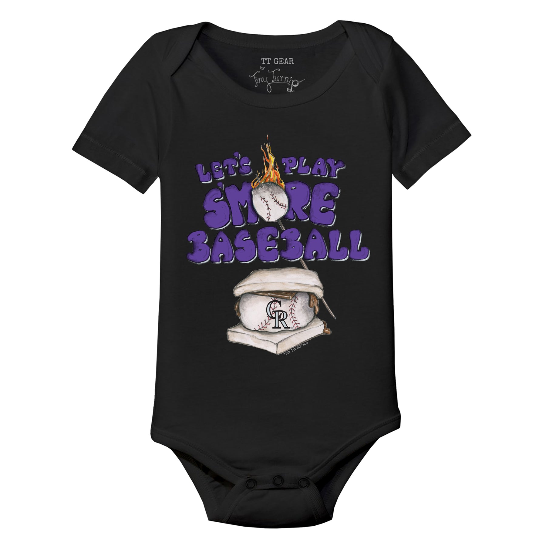 Colorado Rockies S'mores Short Sleeve Snapper