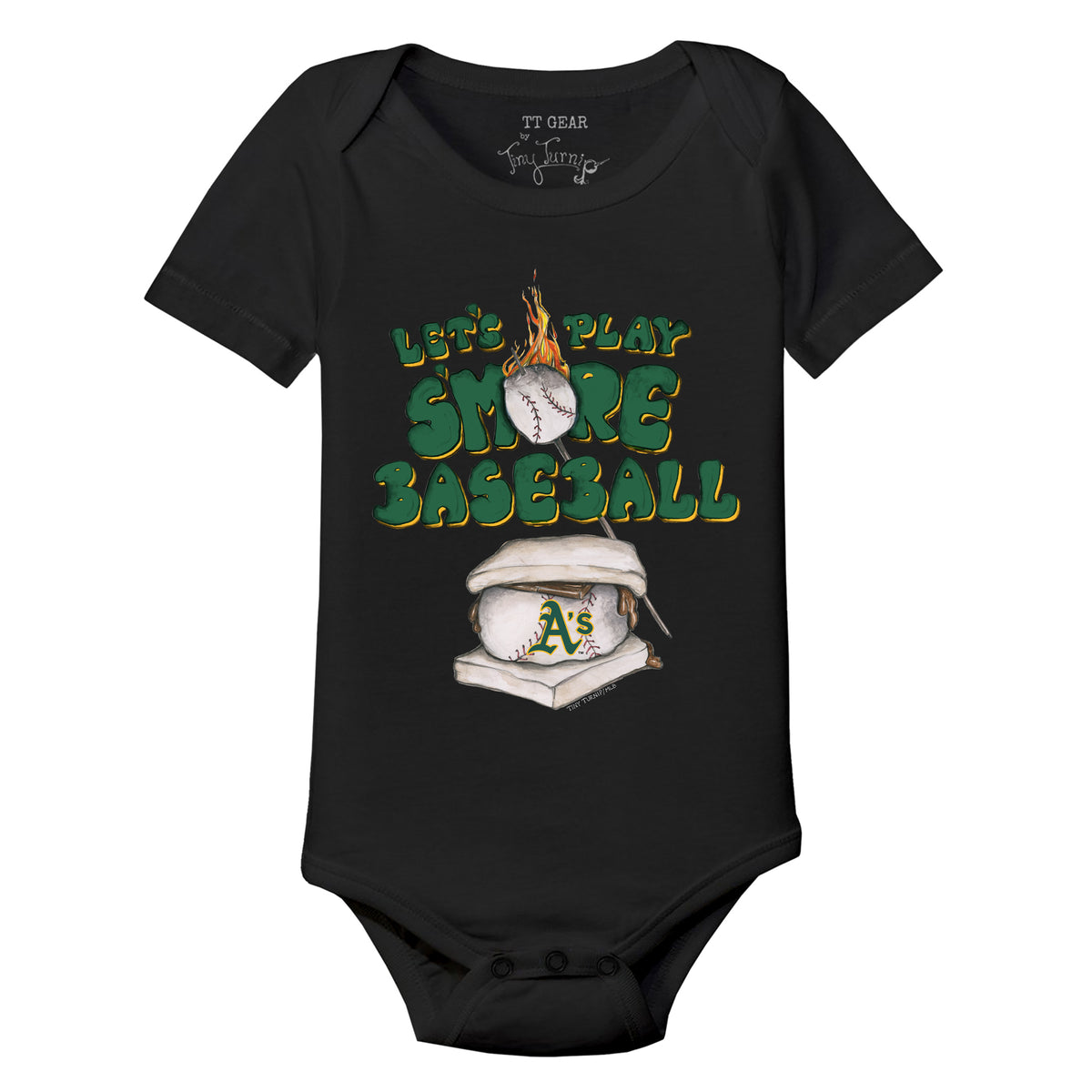 Oakland Athletics S'mores Short Sleeve Snapper