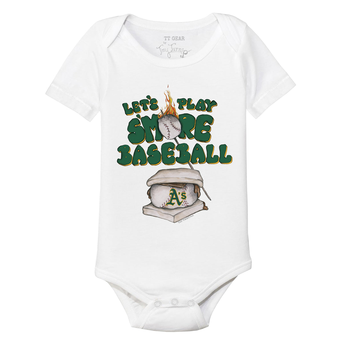 Oakland Athletics S'mores Short Sleeve Snapper