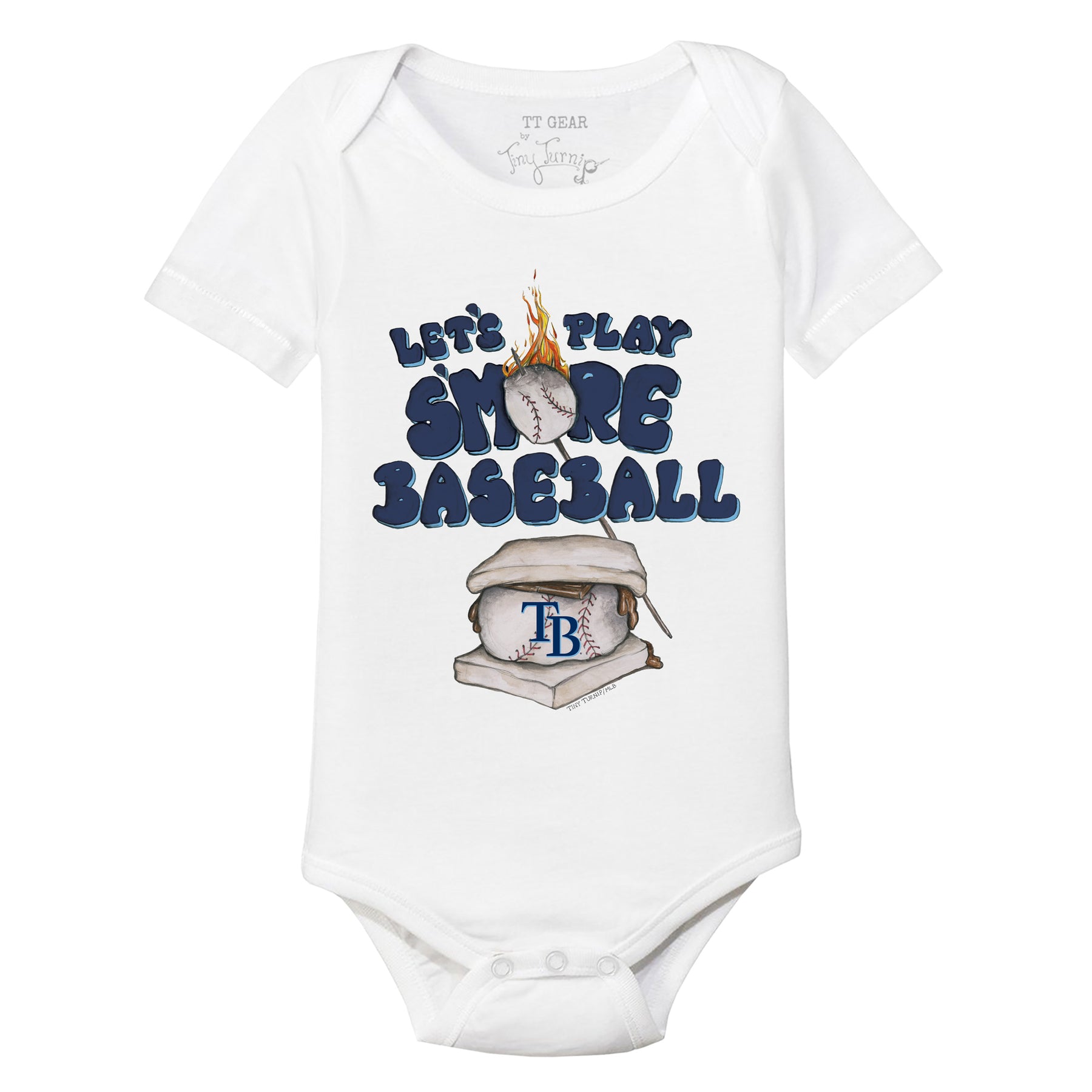 Tampa Bay Rays S'mores Short Sleeve Snapper