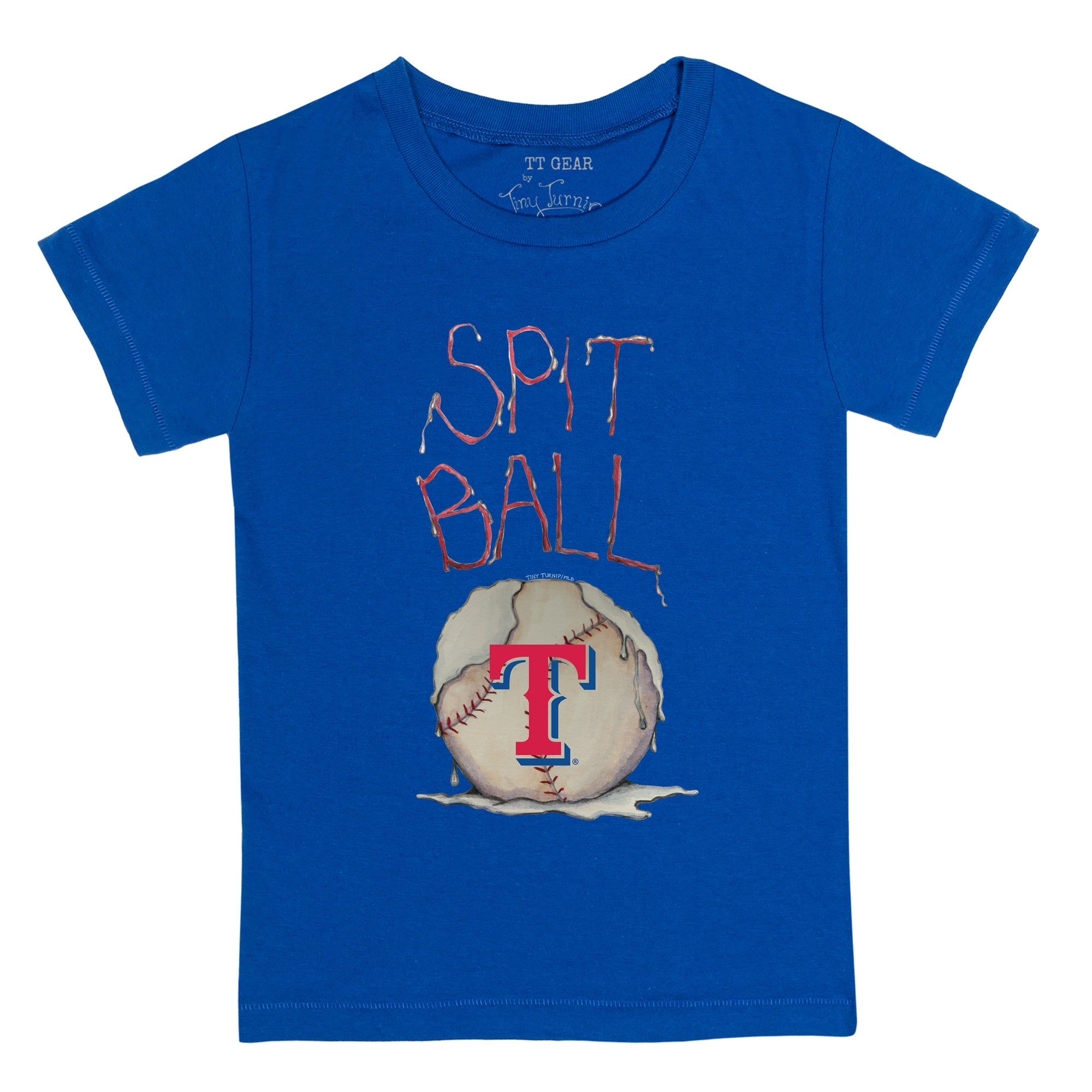 MLB Texas Rangers Girls' Crew Neck T-Shirt - XS