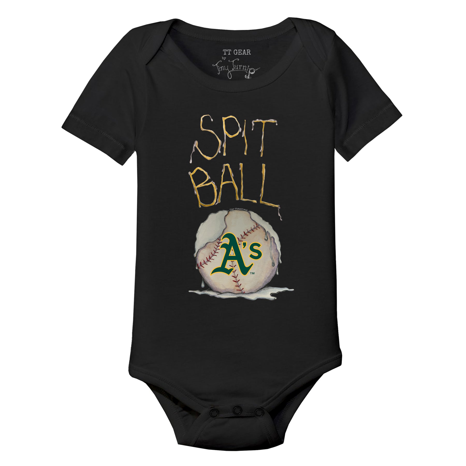 Oakland Athletics Spit Ball Short Sleeve Snapper