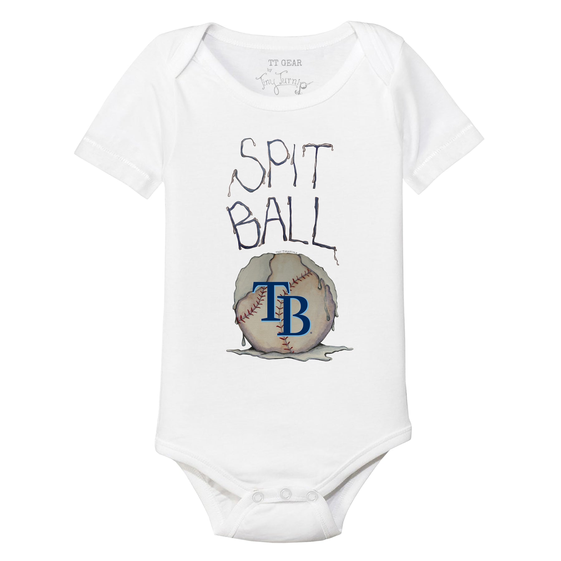 Tampa Bay Rays Spit Ball Short Sleeve Snapper