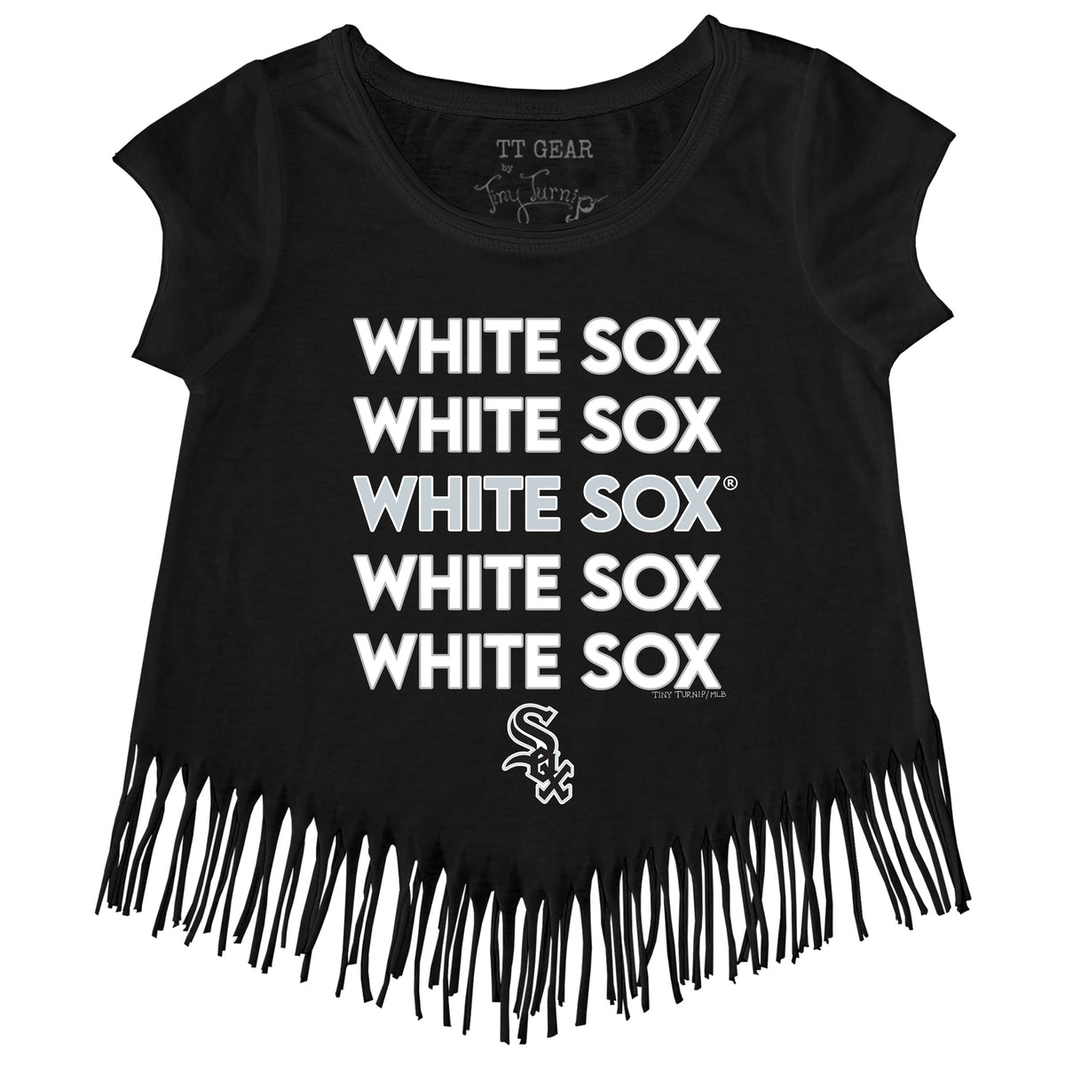 Chicago White Sox Stacked Fringe Tee