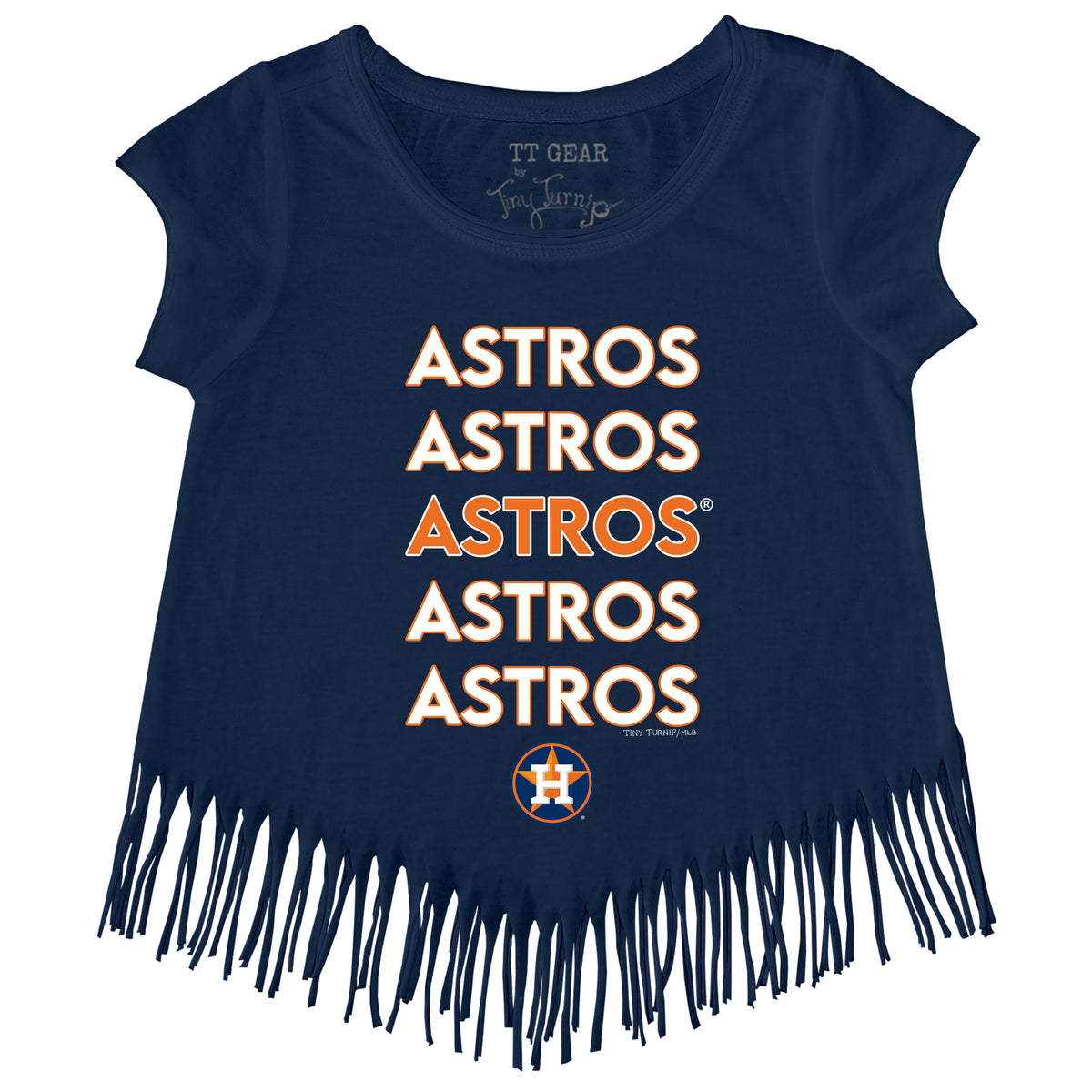 Houston Astros Stacked Fringe Tee