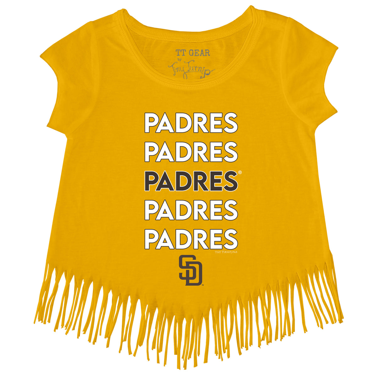 San Diego Padres Stacked Fringe Tee