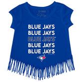 Toronto Blue Jays Stacked Fringe Tee