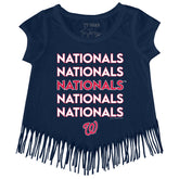 Washington Nationals Stacked Fringe Tee