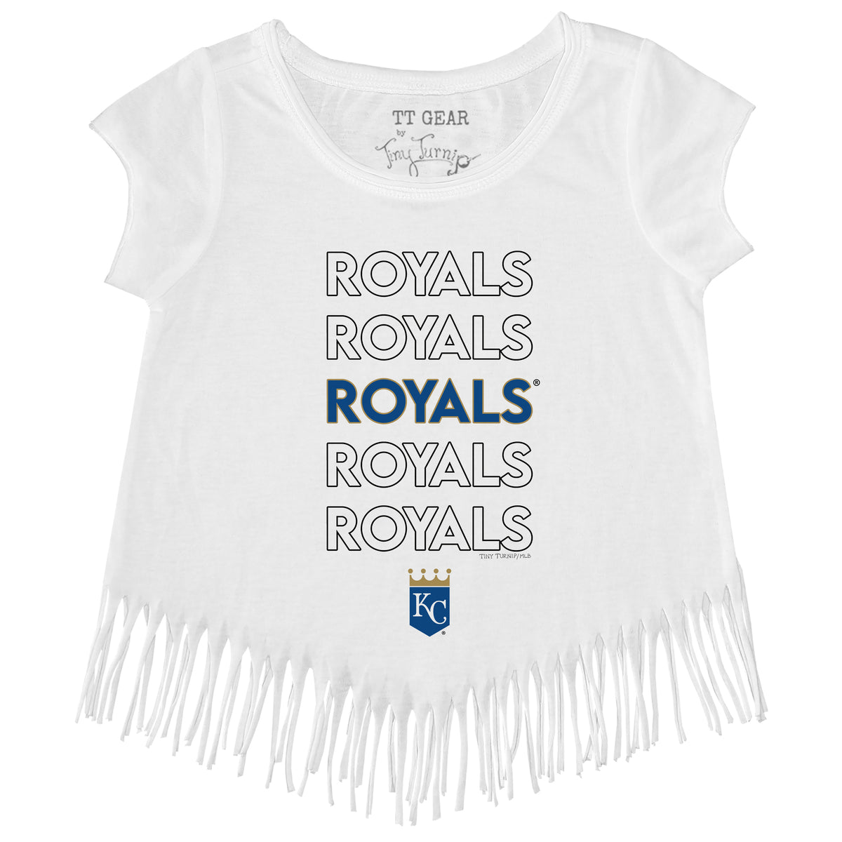 Kansas City Royals Stacked Fringe Tee