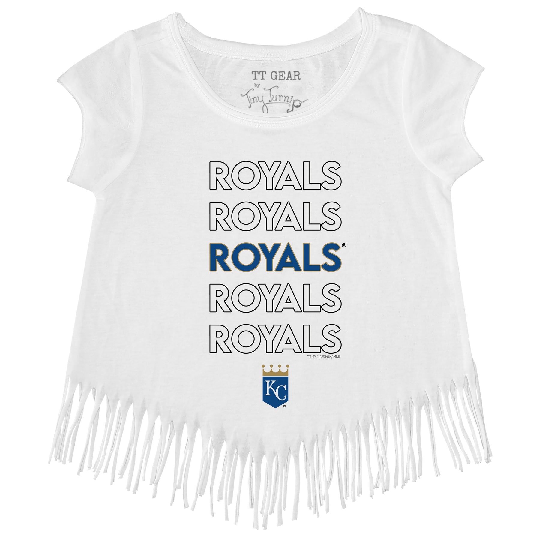 Kansas City Royals Stacked Fringe Tee
