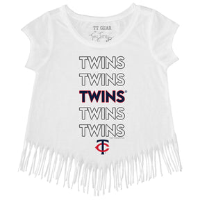 Minnesota Twins Stacked Fringe Tee