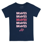 Atlanta Braves Stacked Tee Shirt