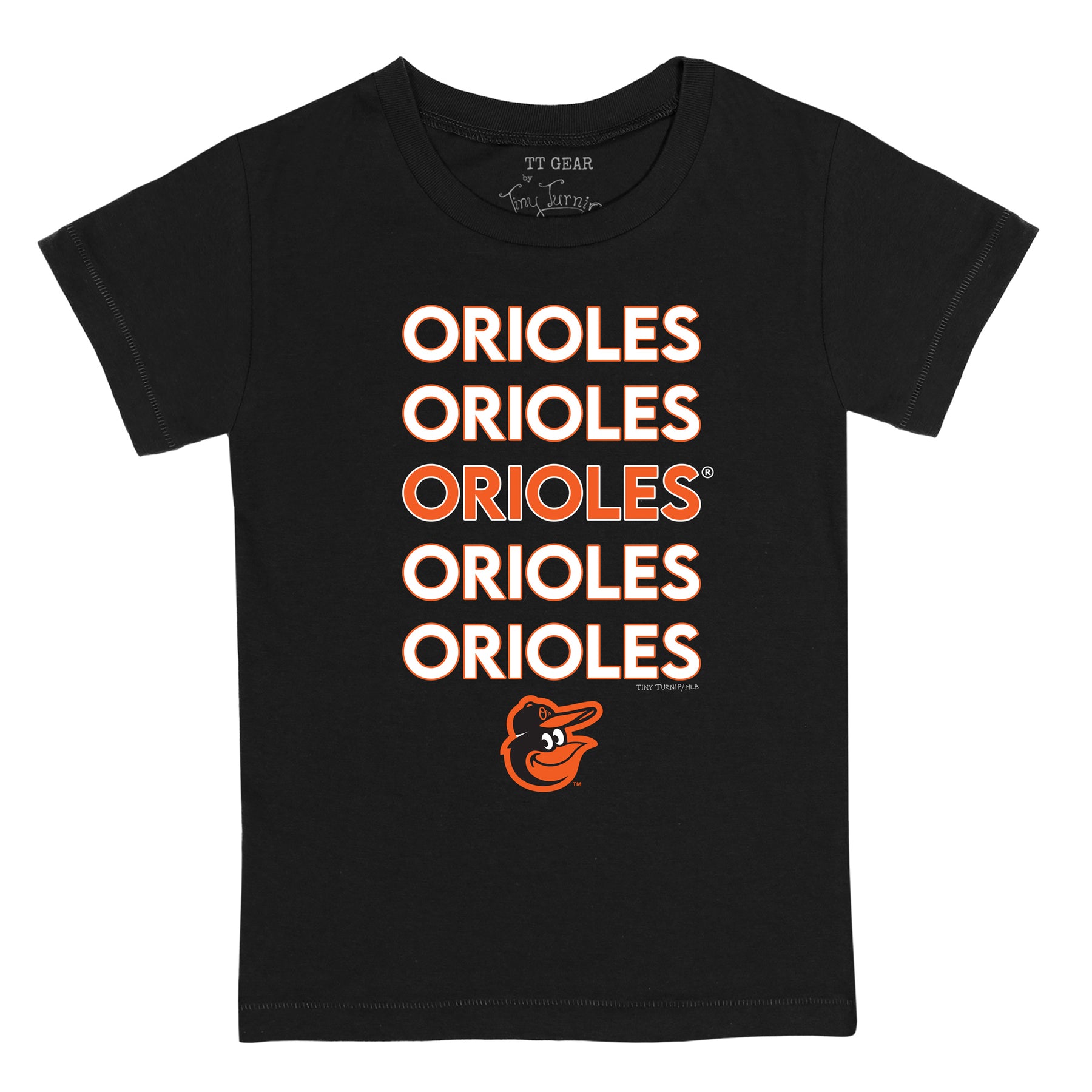 Baltimore Orioles Stacked Tee Shirt