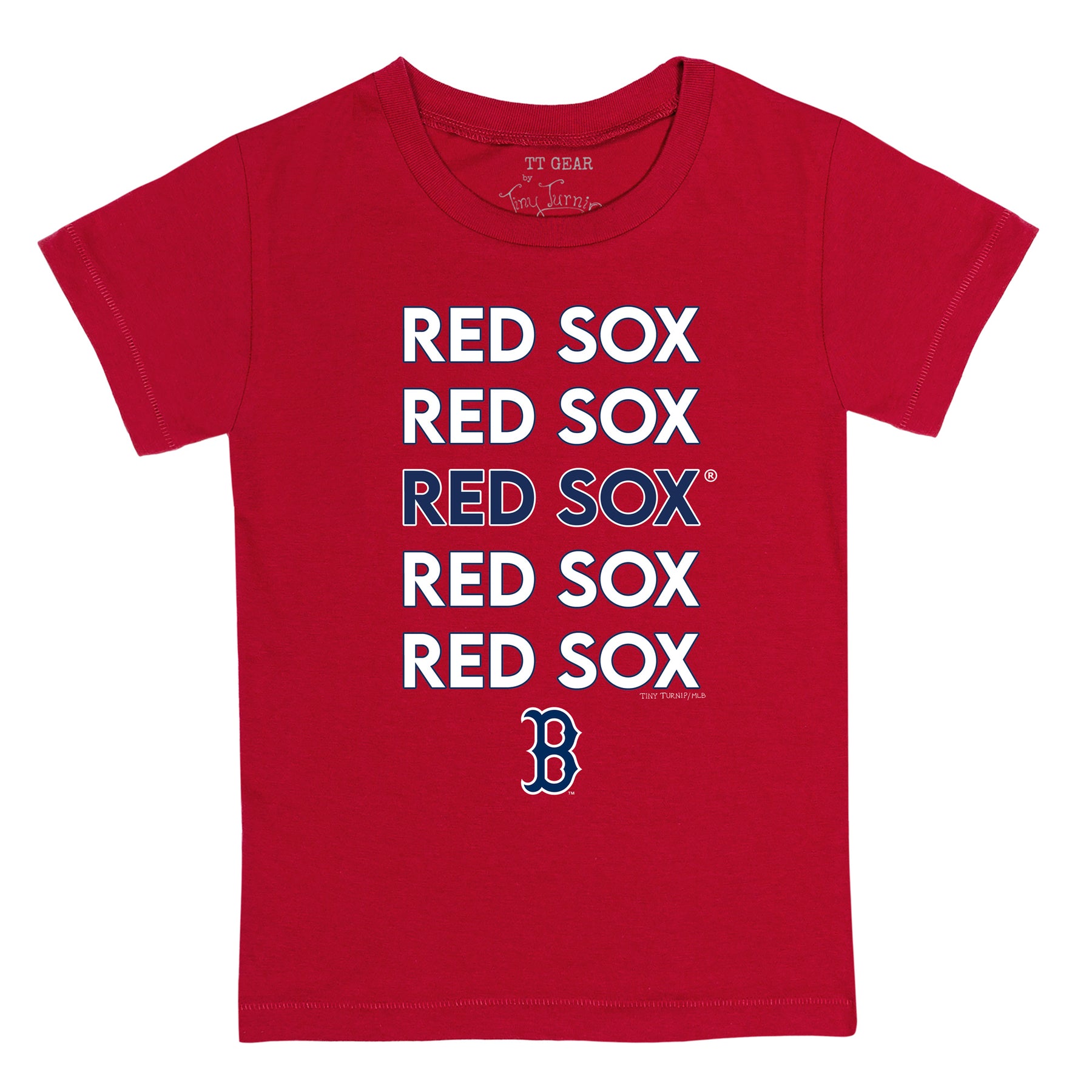 Boston Red Sox Stacked Tee Shirt