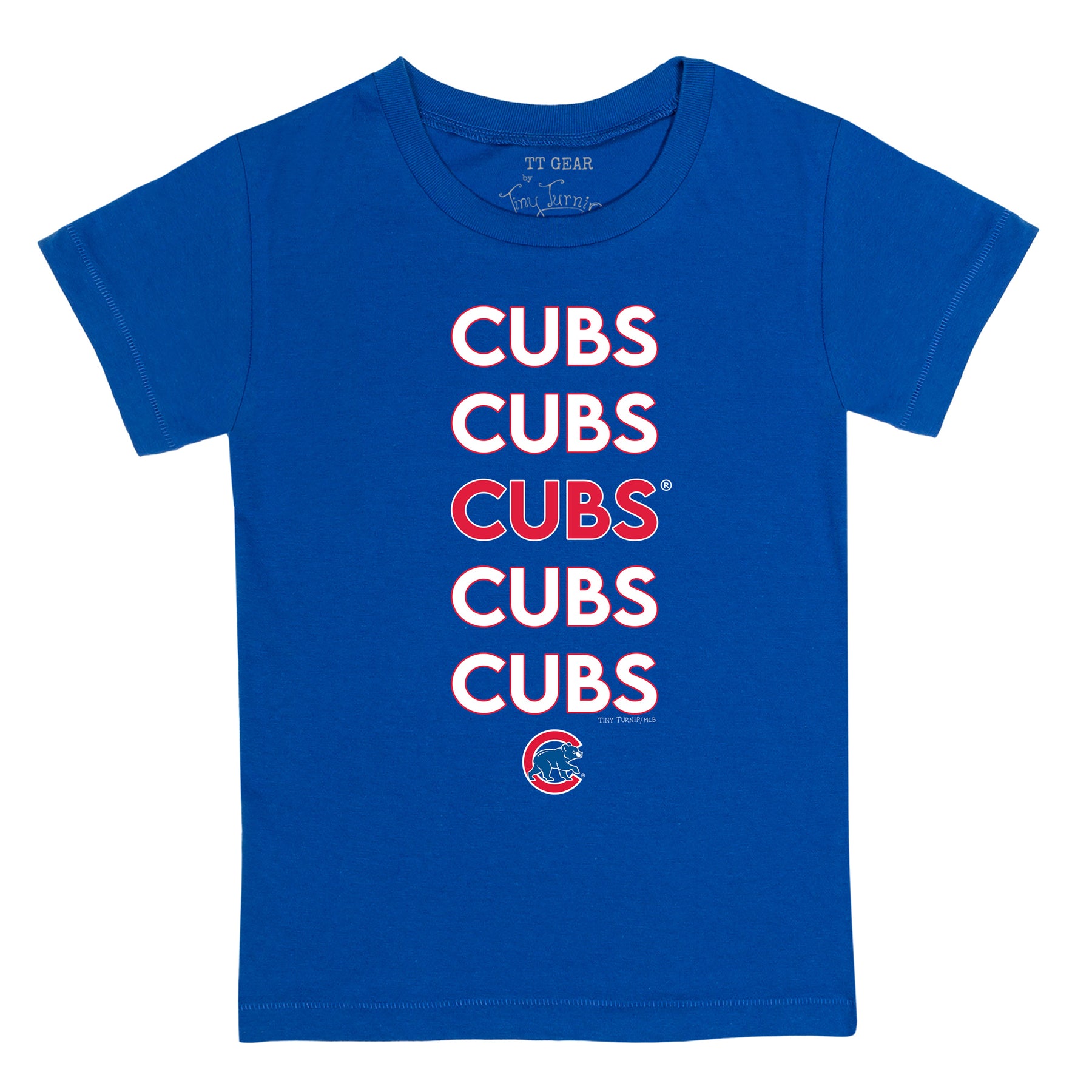 Chicago Cubs Stacked Tee Shirt