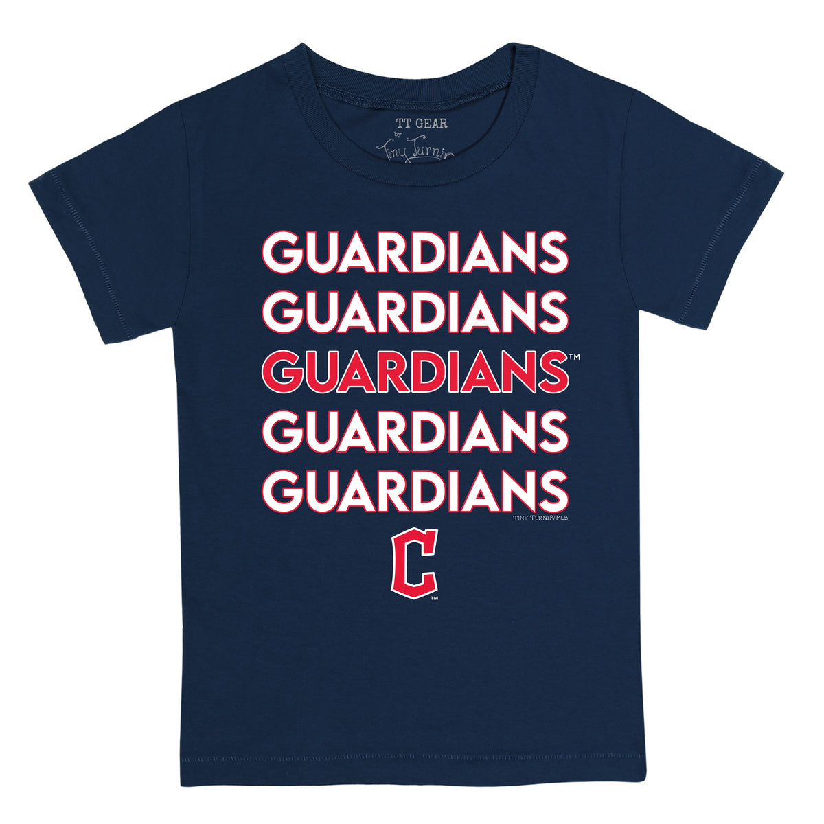 Cleveland Guardians Stacked Tee Shirt