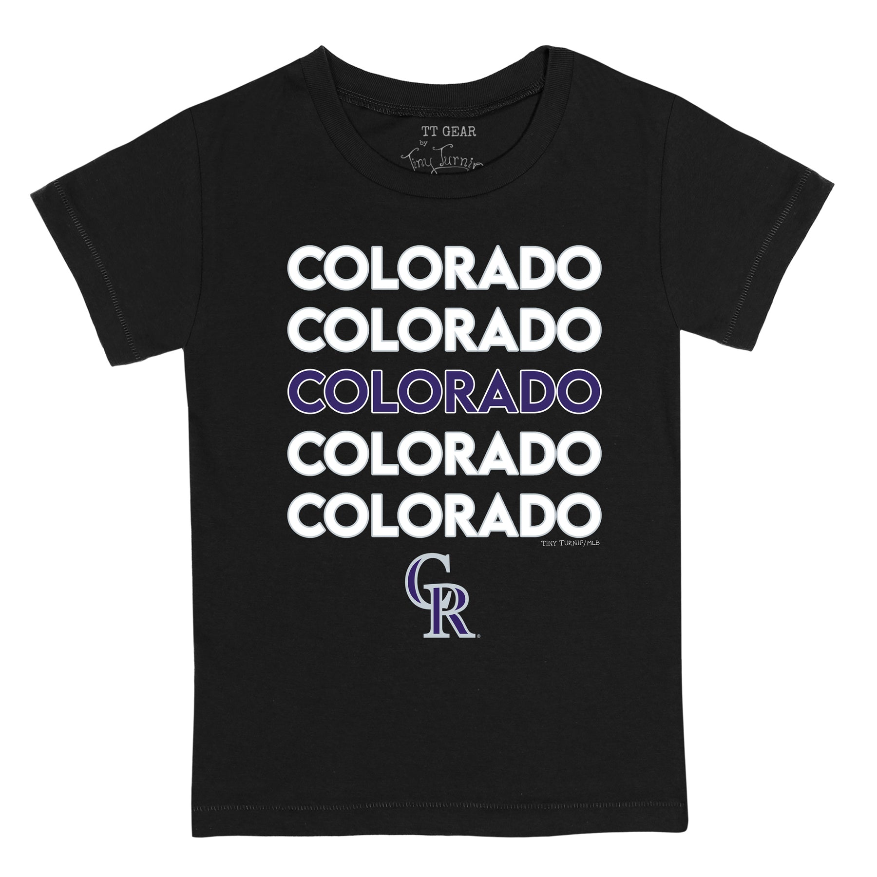 Colorado Rockies Stacked Tee Shirt