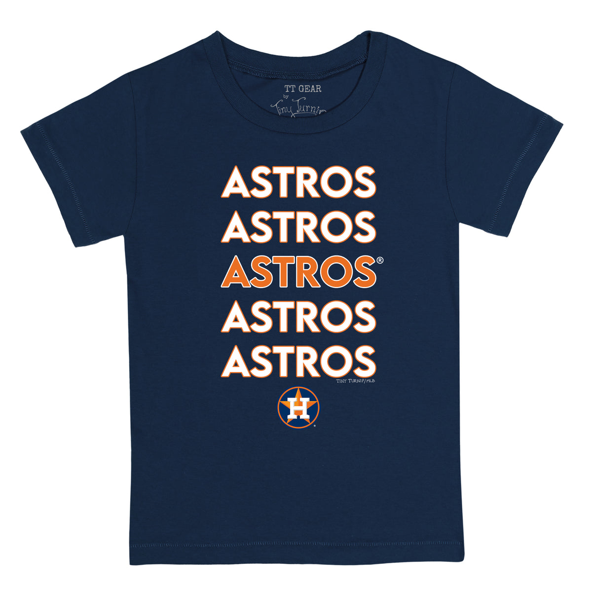 Houston Astros Stacked Tee Shirt
