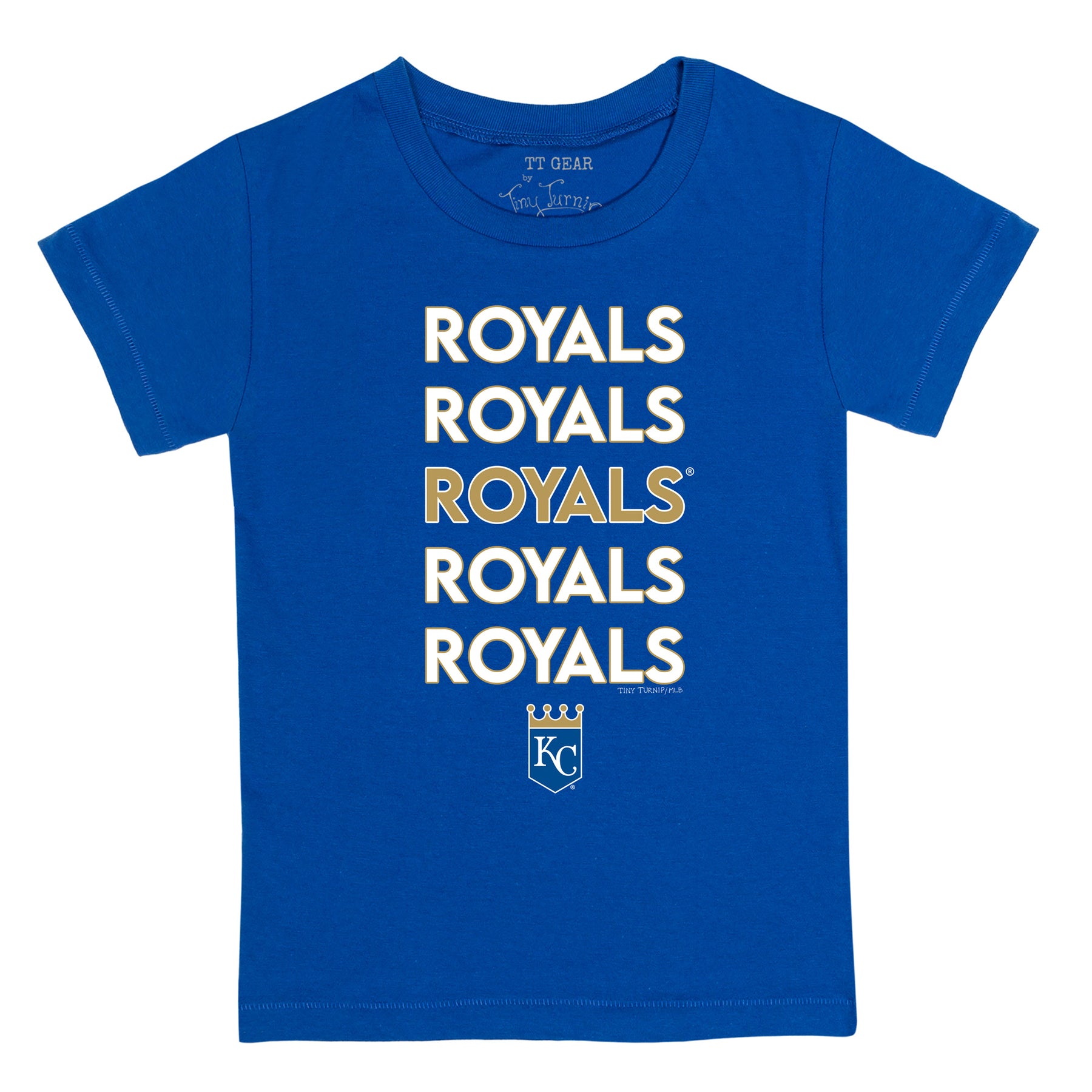 Kansas City Royals Stacked Tee Shirt