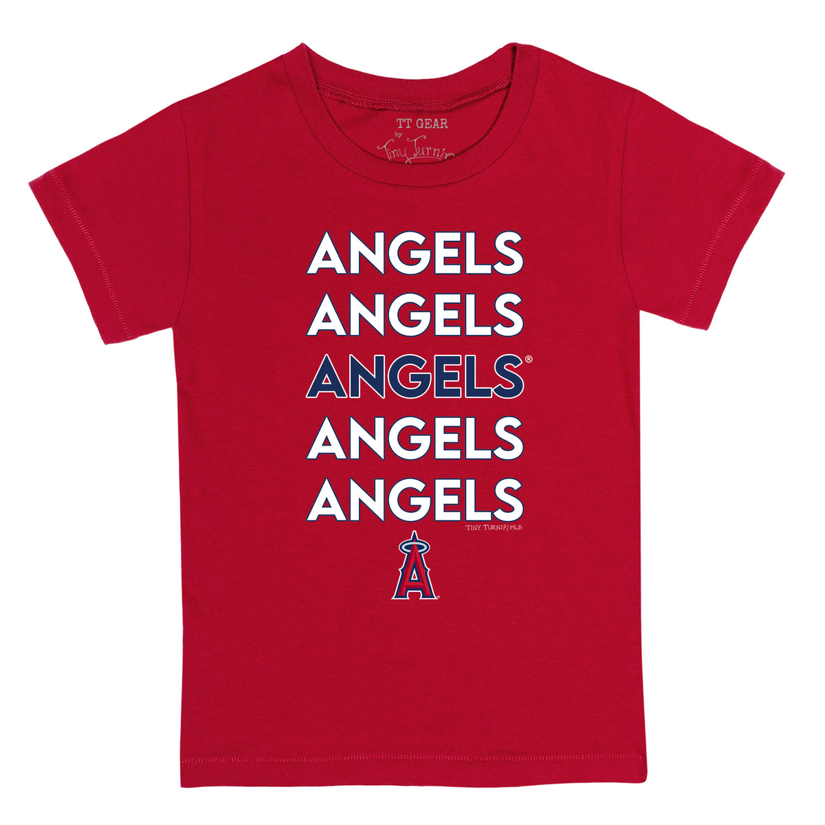 Los Angeles Angels Stacked Tee Shirt