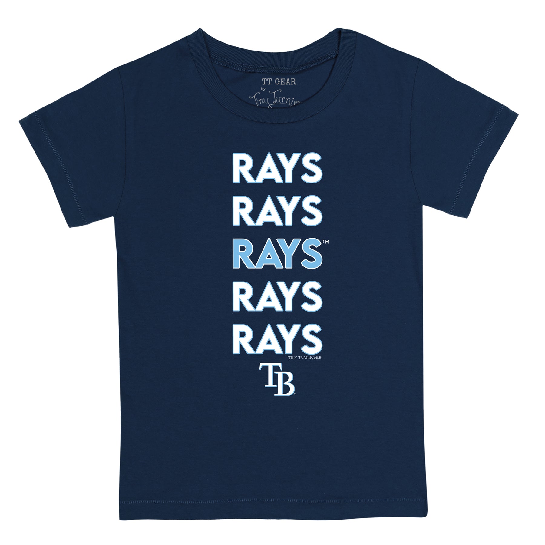 Tampa Bay Rays Stacked Tee Shirt
