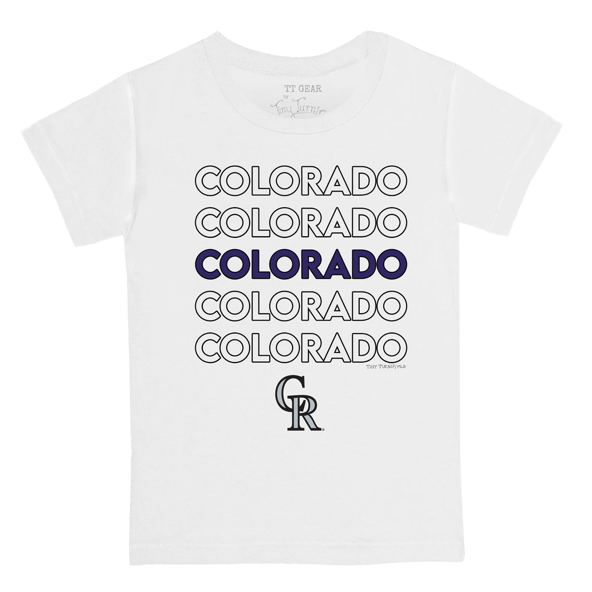 Colorado Rockies Stacked Tee Shirt
