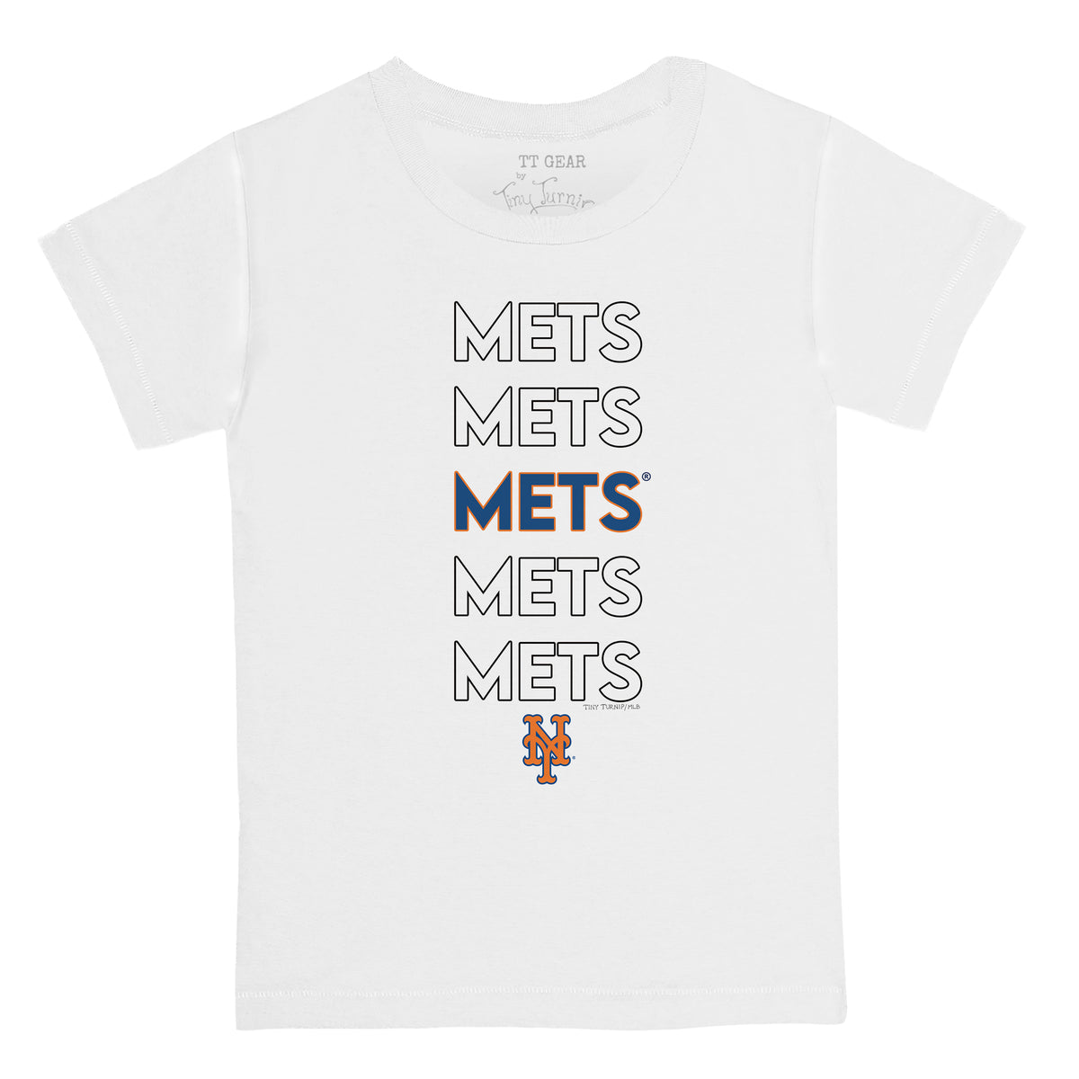 New York Mets Stacked Tee Shirt
