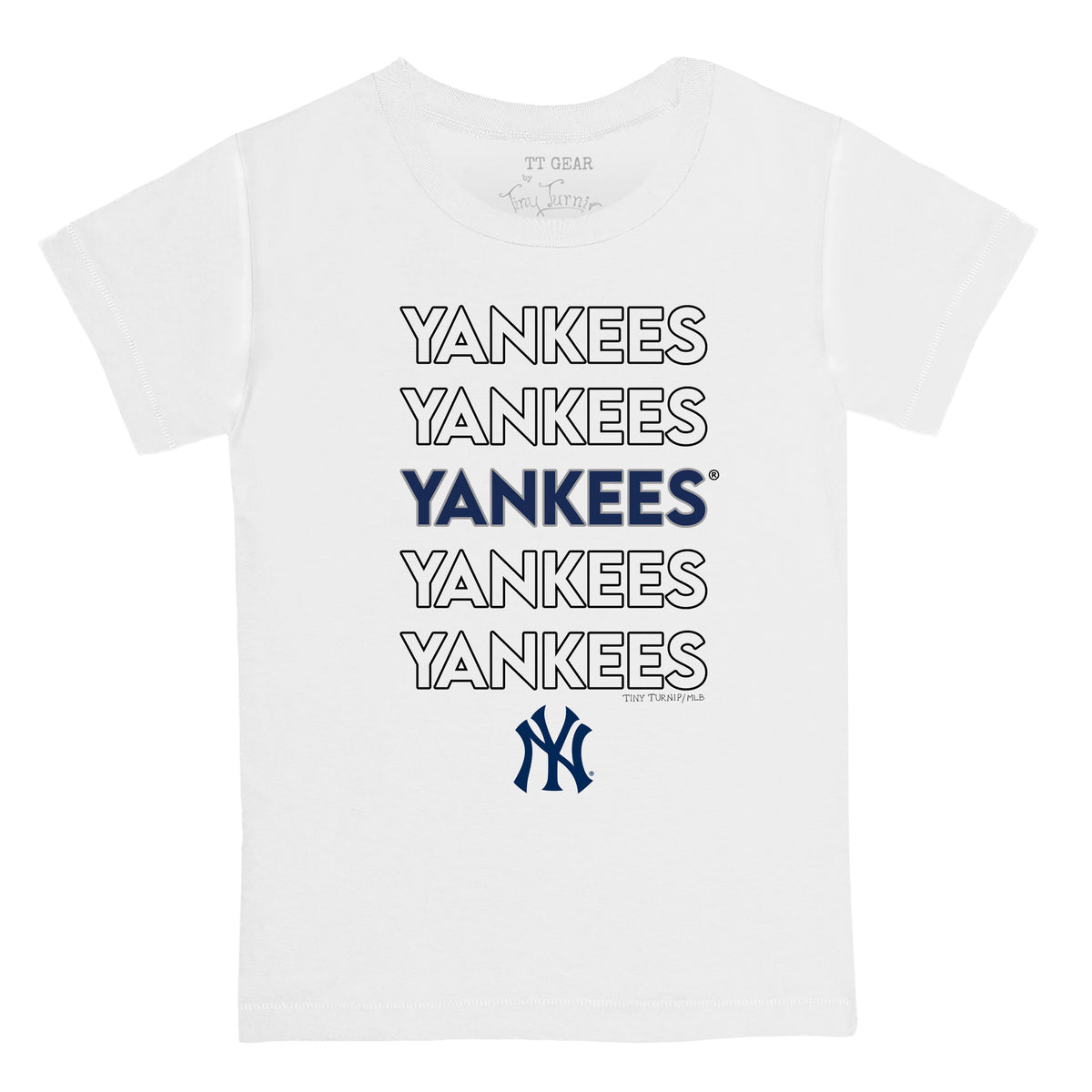 New York Yankees Stacked Tee Shirt