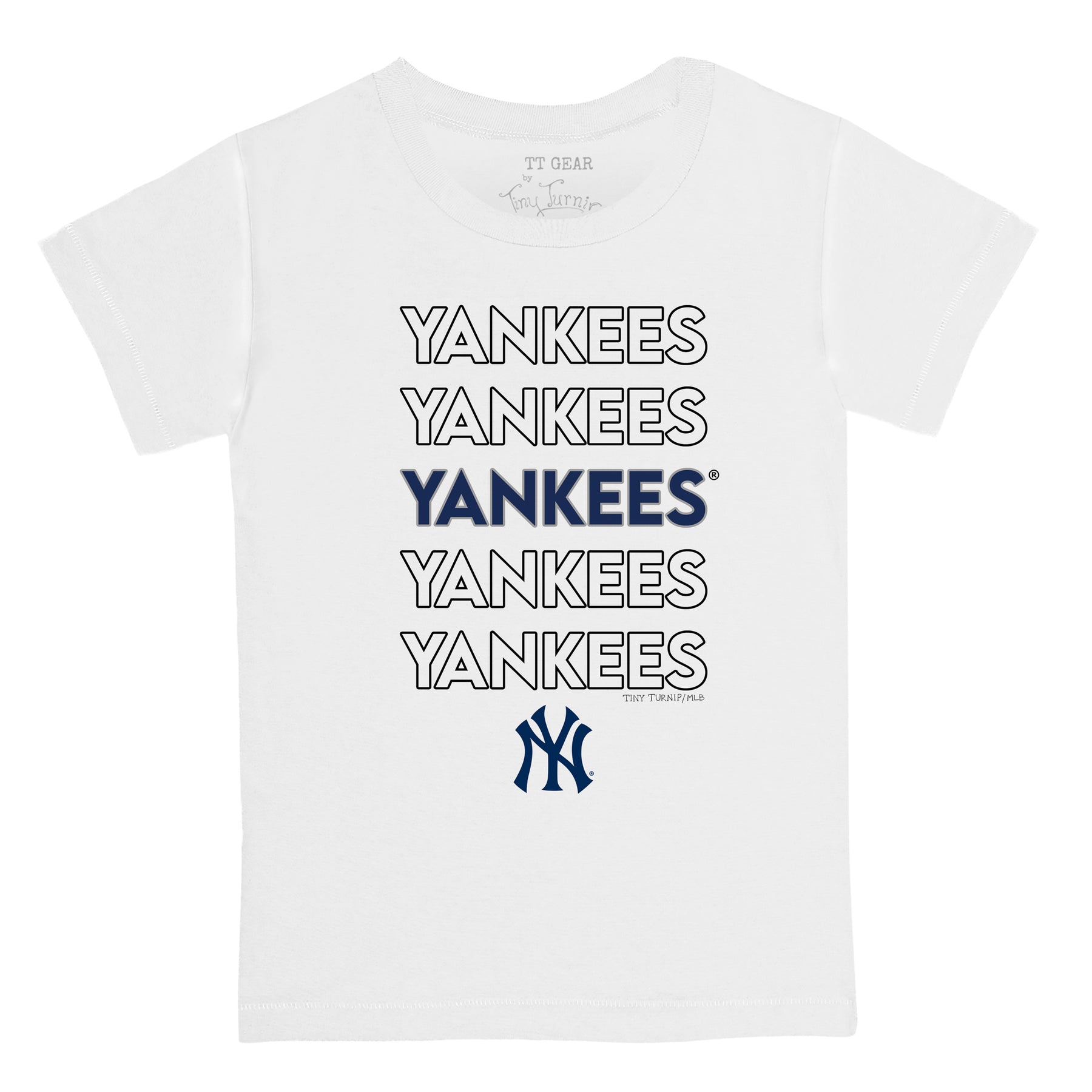 New York Yankees Stacked Tee Shirt