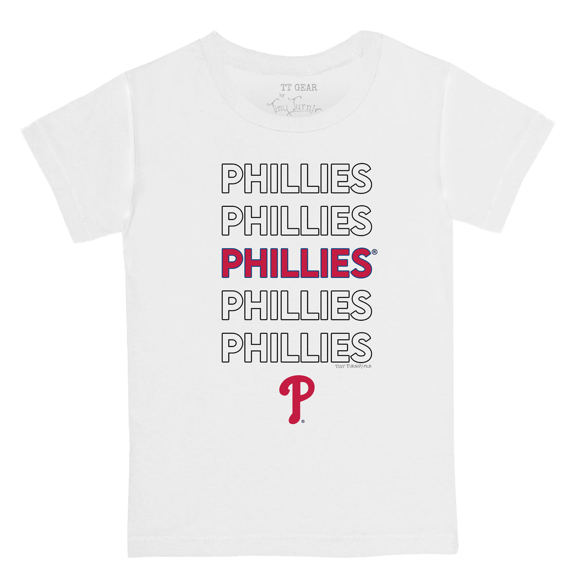 Philadelphia Phillies Stacked Tee Shirt