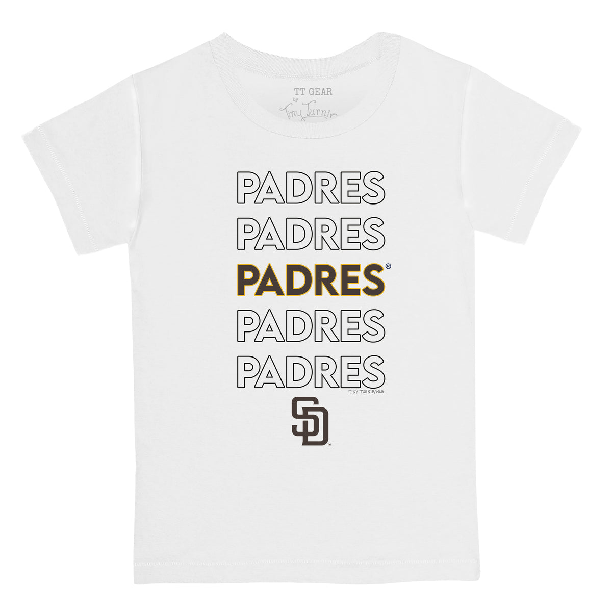 San Diego Padres Stacked Tee Shirt