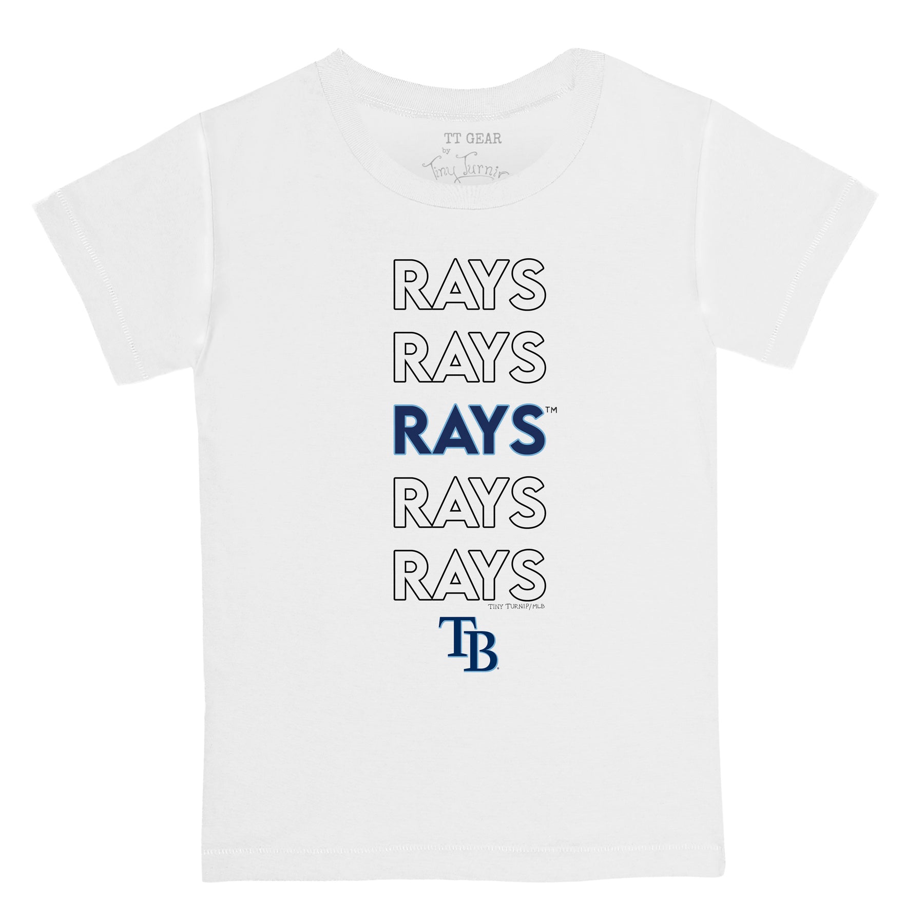 Tampa Bay Rays Stacked Tee Shirt