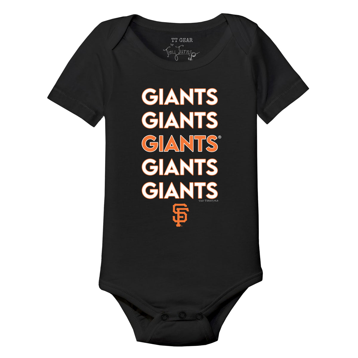 San Francisco Giants Stacked Short Sleeve Snapper