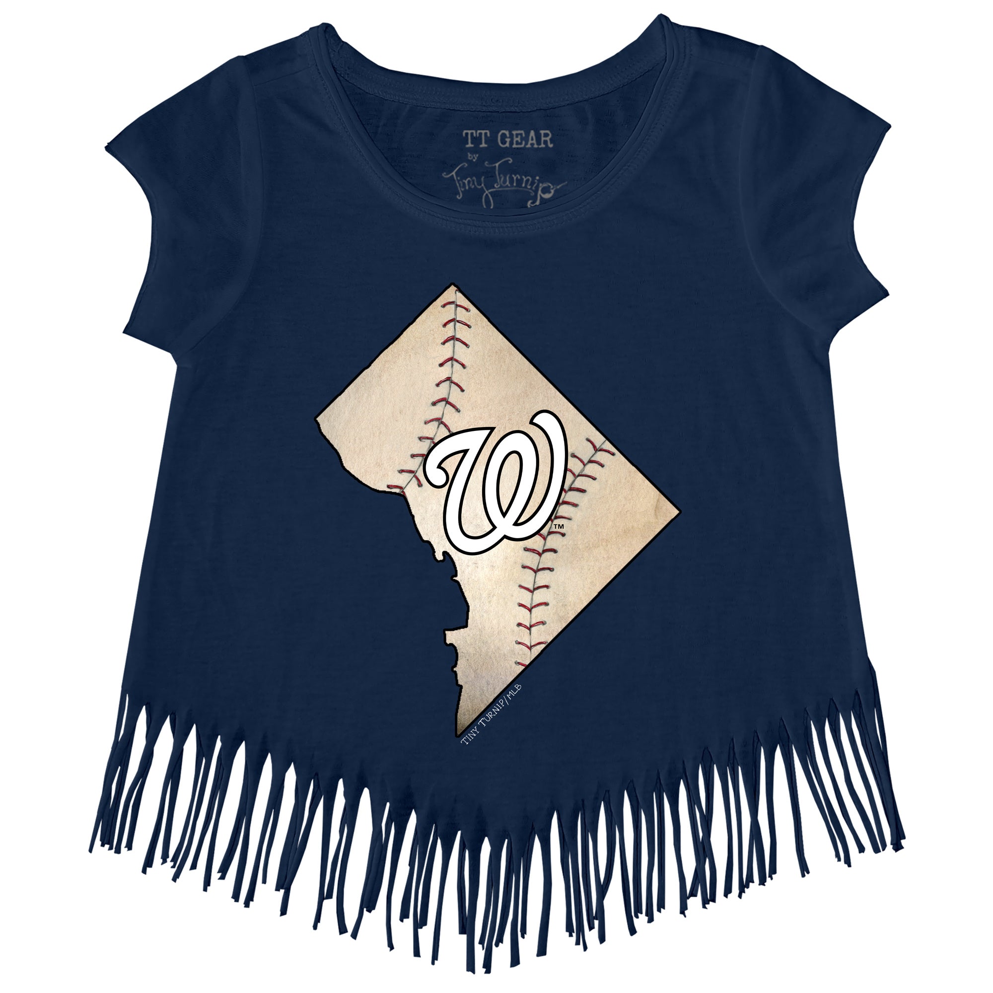 Washington Nationals Tiny Turnip Women's Stacked 3/4-Sleeve