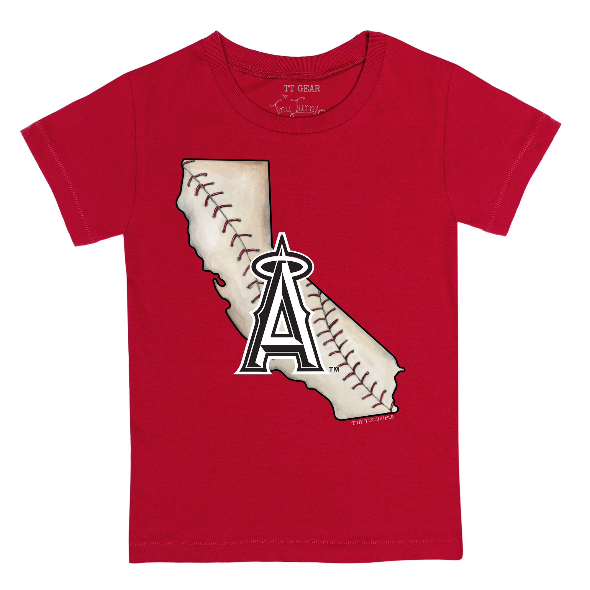 Baseball State Outline// Angels Baseball Shirt// State Outline 