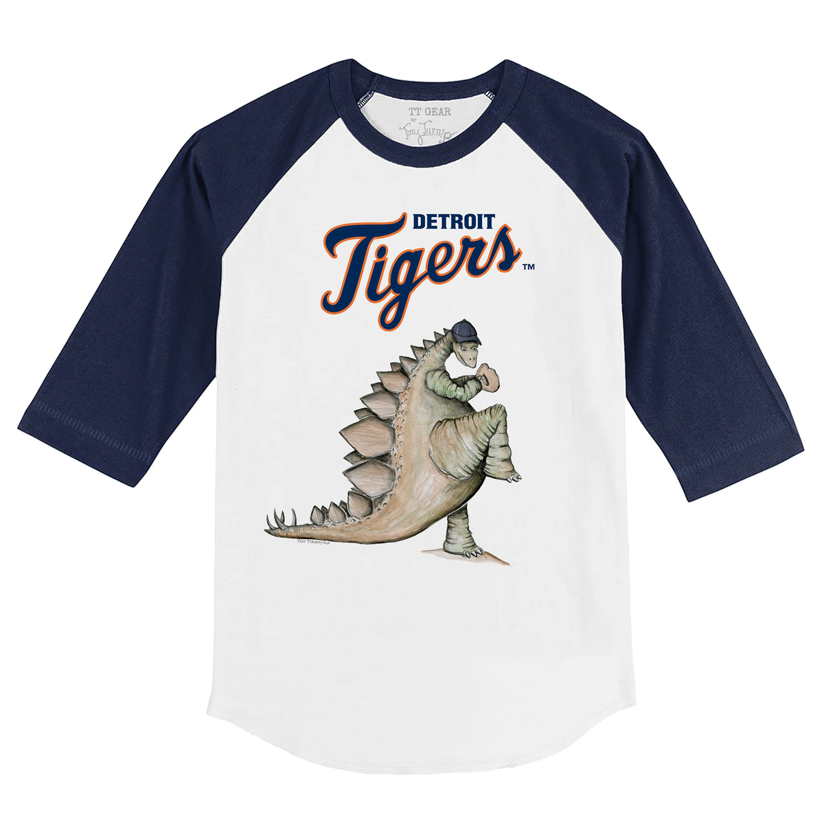 Detroit Tigers Stega 3/4 Navy Blue Sleeve Raglan