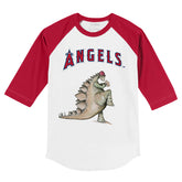 Los Angeles Angels Stega 3/4 Red Sleeve Raglan