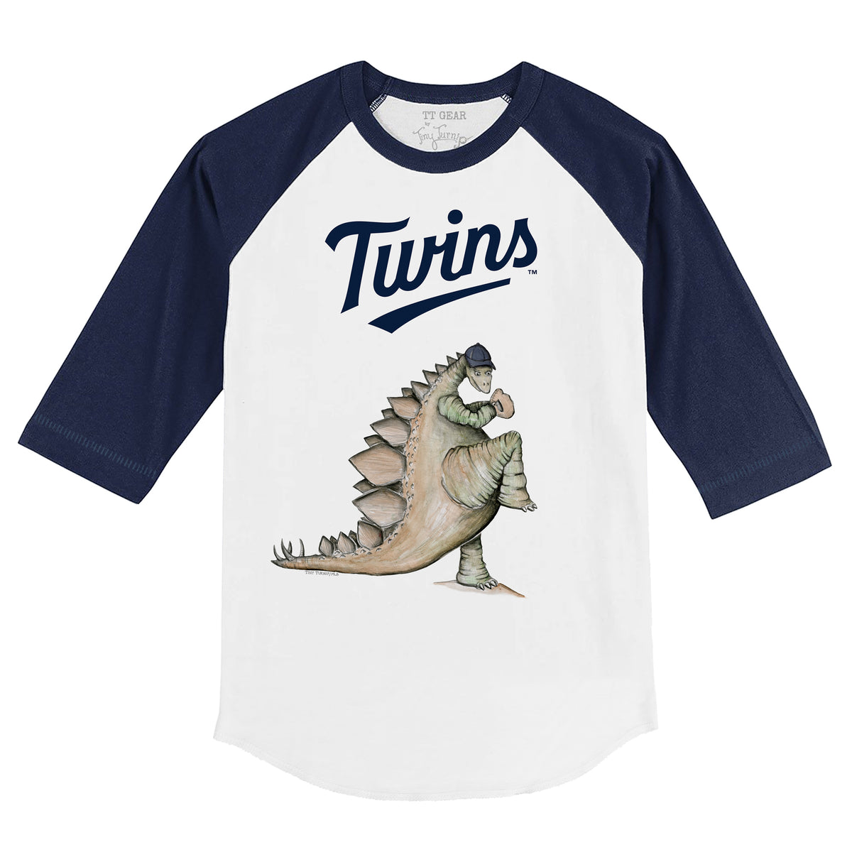 Minnesota Twins Stega 3/4 Navy Blue Sleeve Raglan