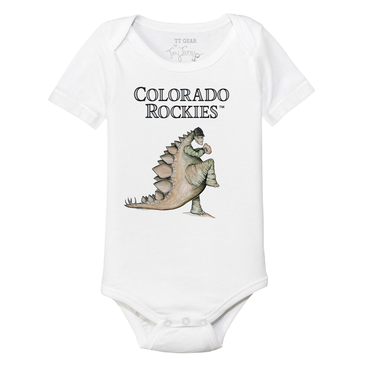 Colorado Rockies Stega Short Sleeve Snapper