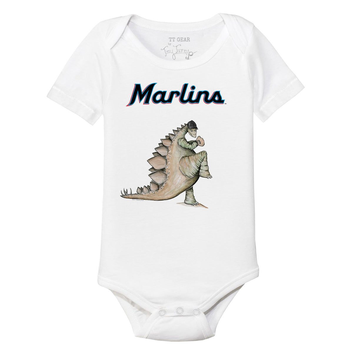 Miami Marlins Stega Short Sleeve Snapper