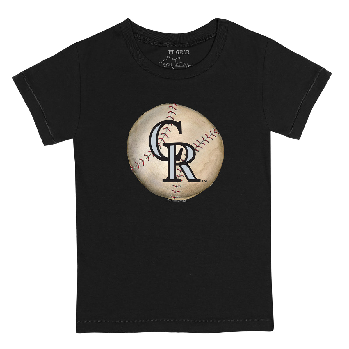 Colorado Rockies Stitched Baseball Tee Shirt