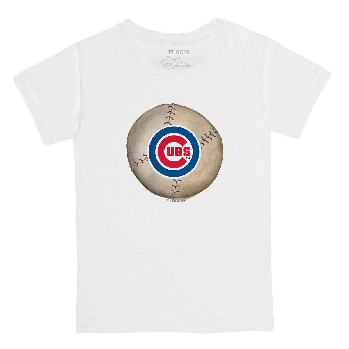 Chicago Cubs Stitched Baseball Tee Shirt
