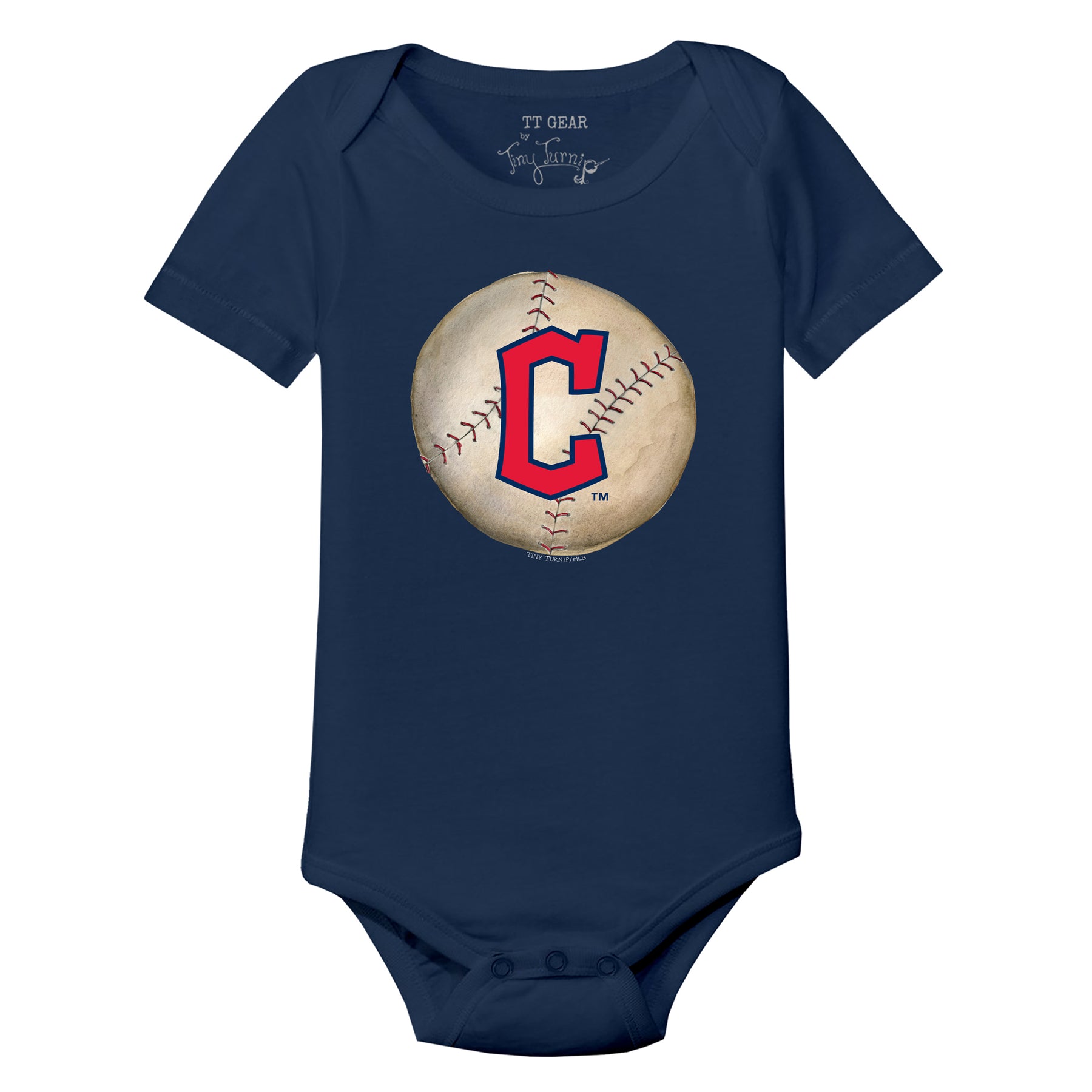 Cleveland Guardians Stitched Baseball Short Sleeve Snapper