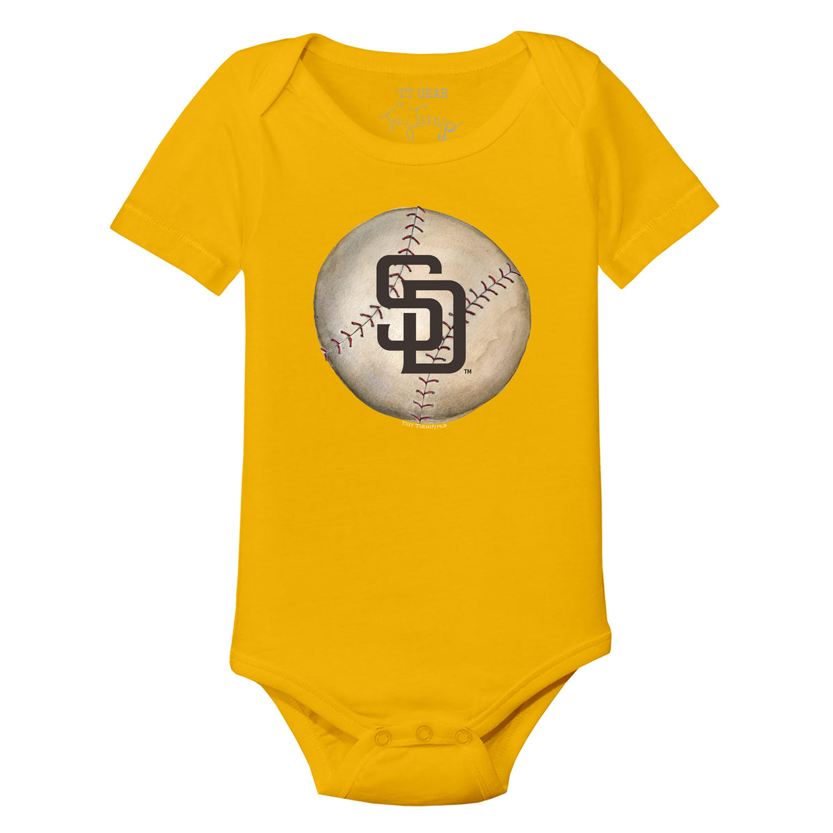 San Diego Padres Stitched Baseball Short Sleeve Snapper