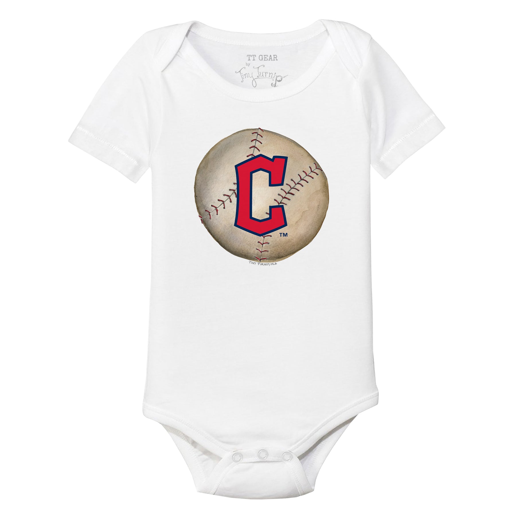 Cleveland Guardians Stitched Baseball Short Sleeve Snapper