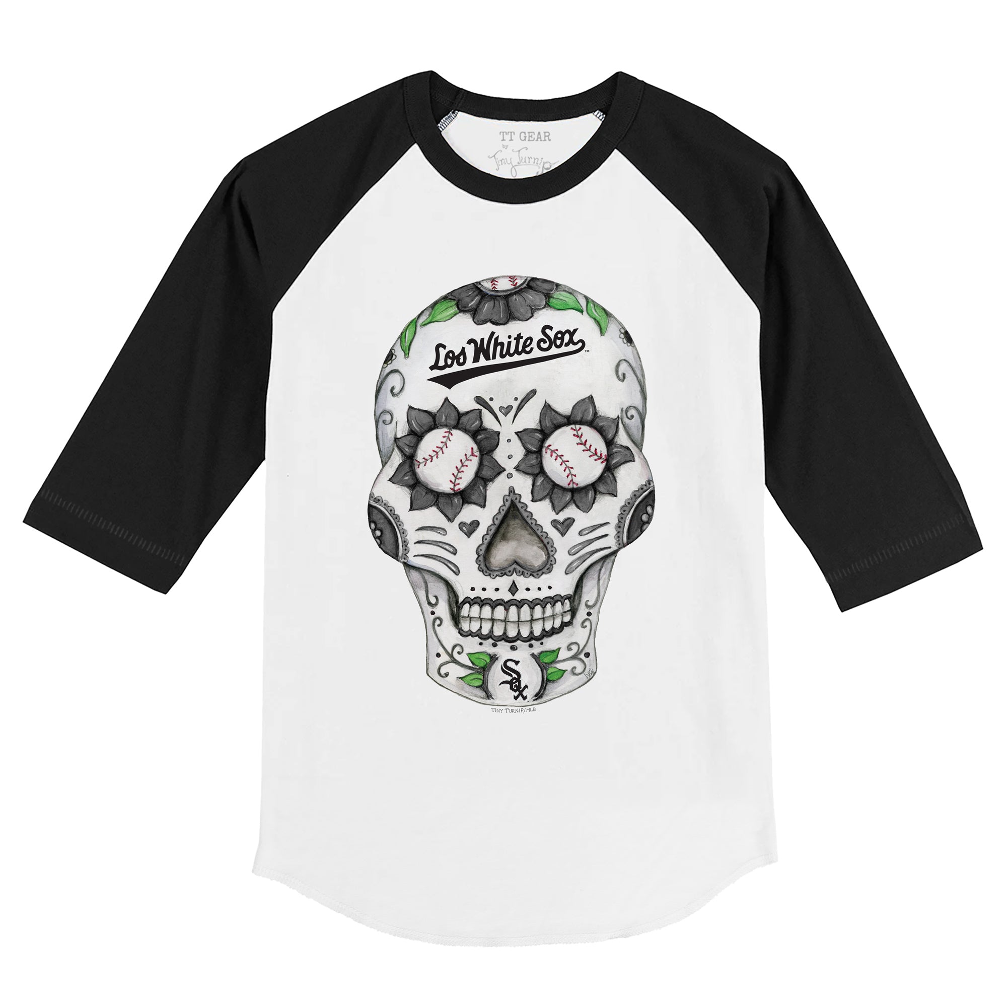 Chicago White Sox Sugar Skull Tee Shirt 18M / Black